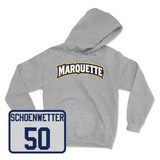 Sport Grey Men's Lacrosse Wordmark Hoodie - Jack Schoenwetter