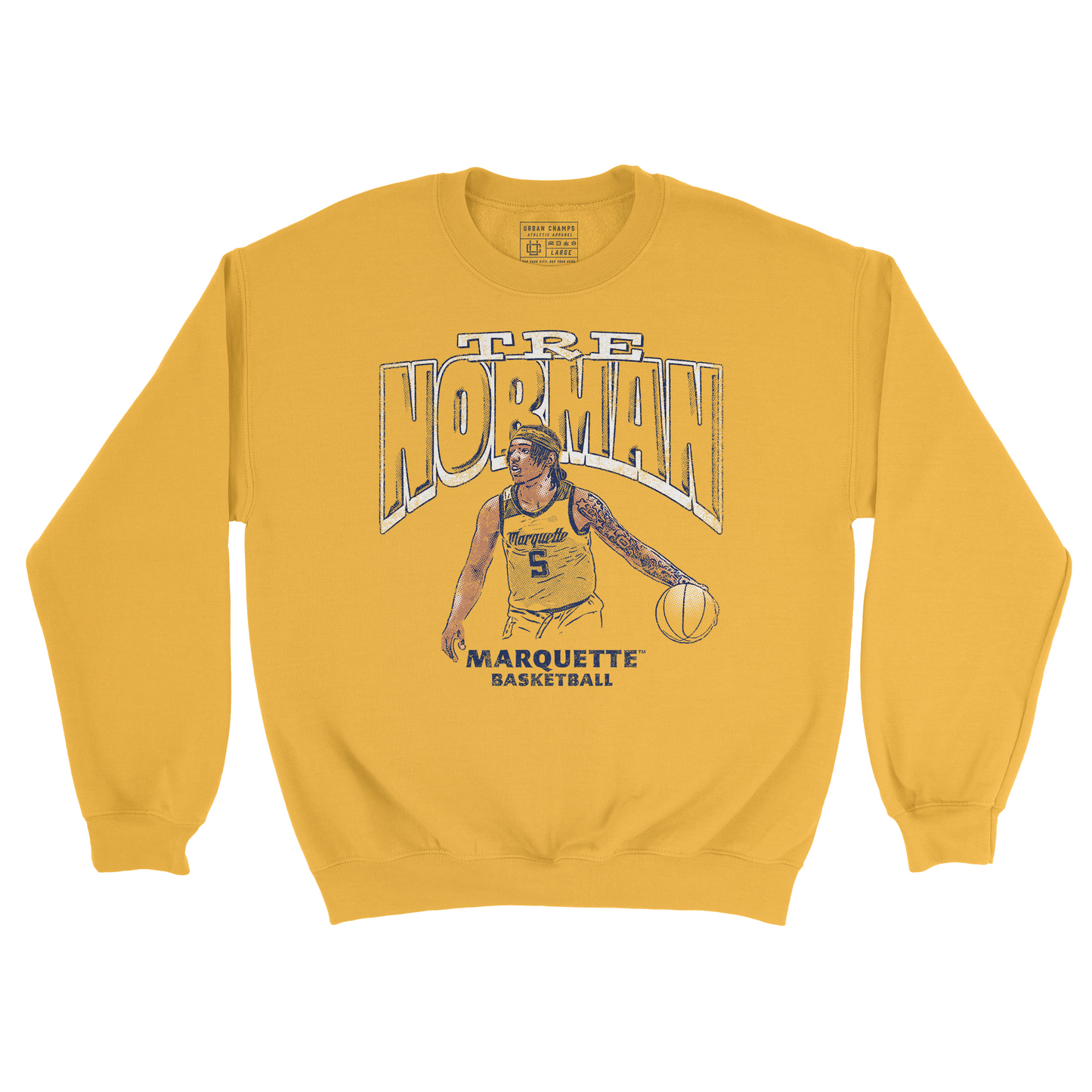 EXCLUSIVE: Trey Norman Year 1 Drop Gold Crewneck