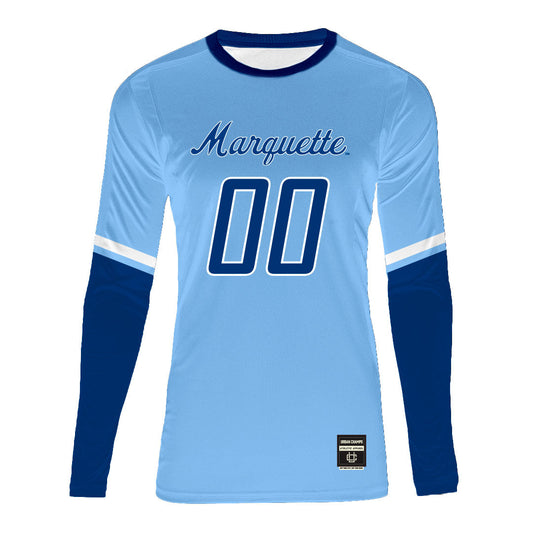 Championship Blue Marquette Women's Volleyball Jersey - Adriana Studer