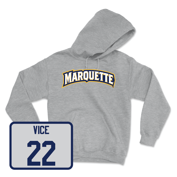 Sport Grey Women's Basketball Wordmark Hoodie - Halle Vice