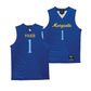 Navy Marquette Women's Basketball Jersey - Lee Volker