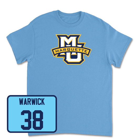 Championship Blue Men's Lacrosse Marquette Tee - Quinn Warwick