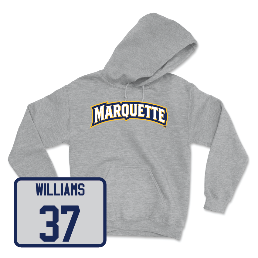 Sport Grey Men's Lacrosse Wordmark Hoodie