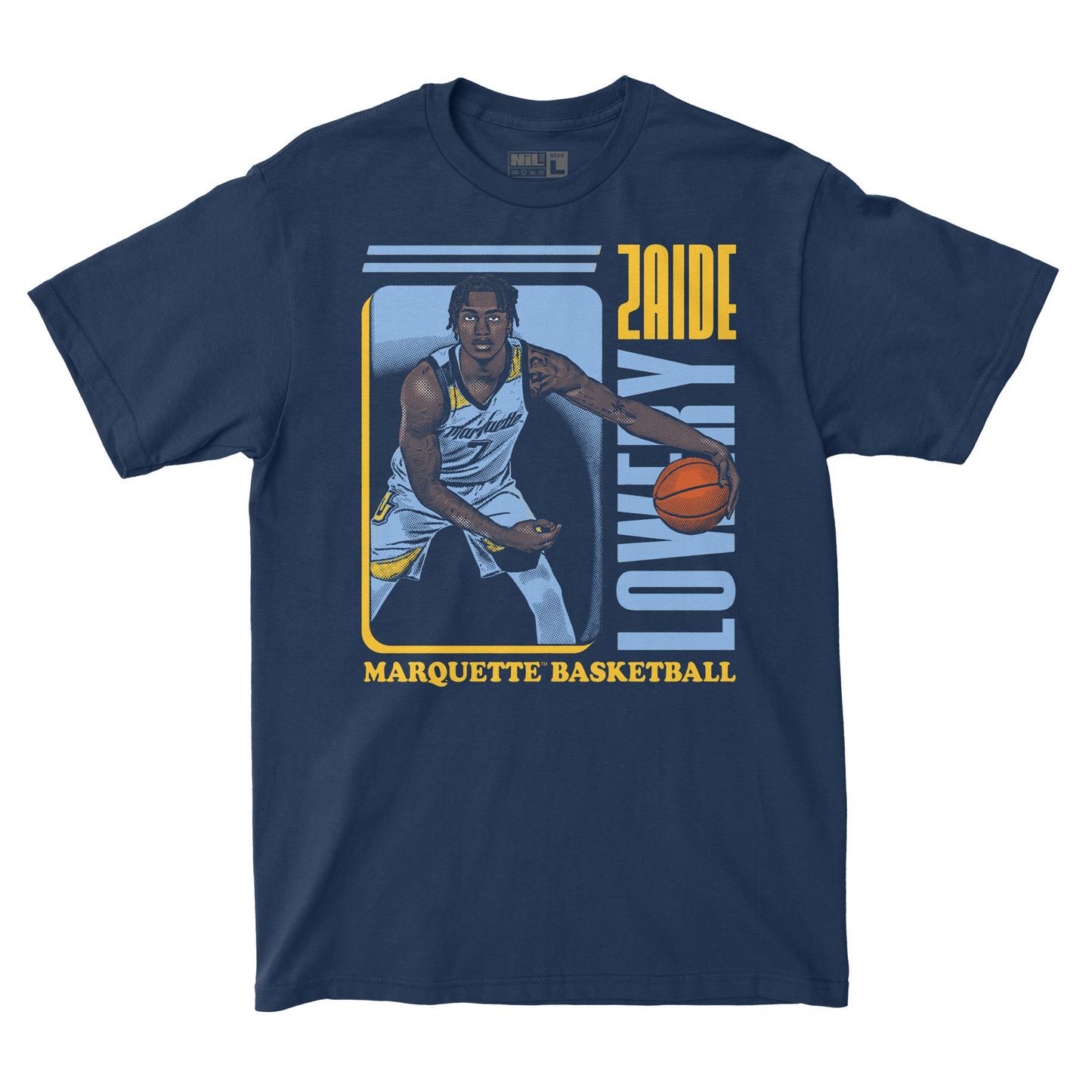 EXCLUSIVE RELEASE: Zaide Lowery Illustrated Navy Tee