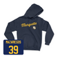 Navy Women's Lacrosse Script Hoodie  - Sofia Grace Mazariegos