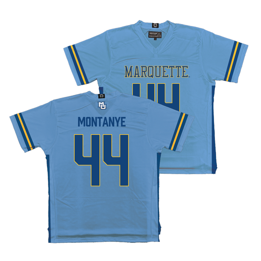 Championship Blue Marquette Men's Lacrosse Jersey  - Luke Montanye