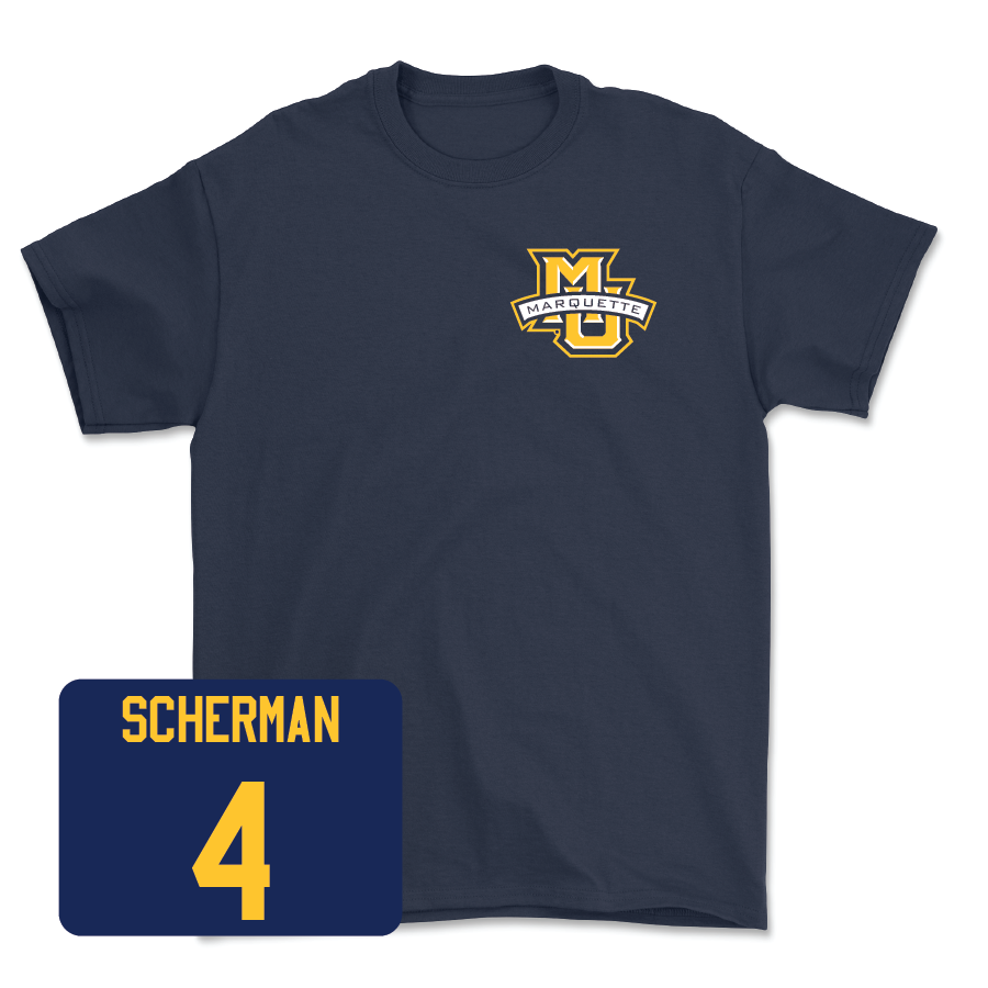 Navy Men's Lacrosse Classic Tee  - Brol Scherman