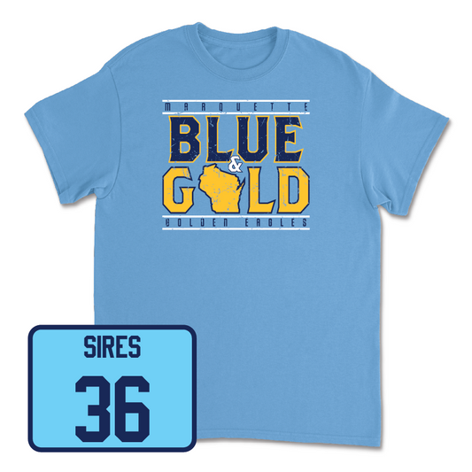 Championship Blue Men's Lacrosse State Tee  - Ronald Sires