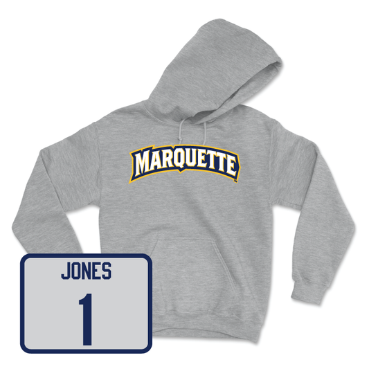 Sport Grey Men's Basketball Wordmark Hoodie - Kameron Jones