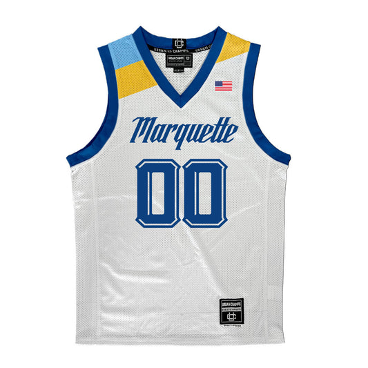 Marquette Men's Basketball White Jersey - Caedin Hamilton