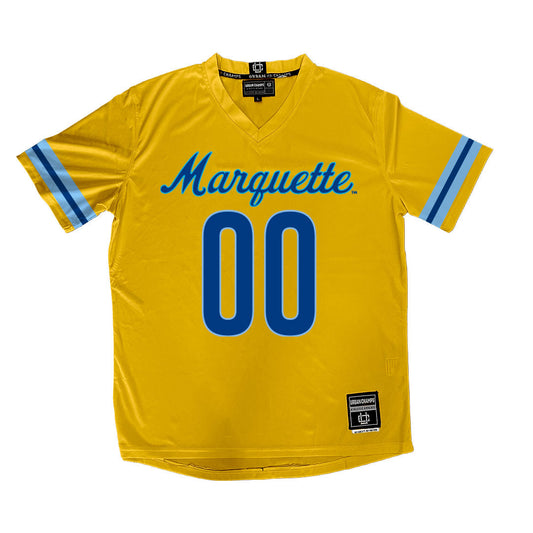 Gold Marquette Women's Lacrosse Jersey - Tess Osburn