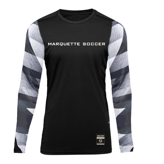 Marquette Women's Soccer Black Goalie Jersey - Mia Haertle